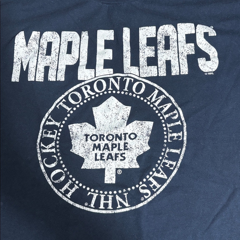 Toronto Maple Leafs Navy Blue T-Shirt - Picture 2 of 6